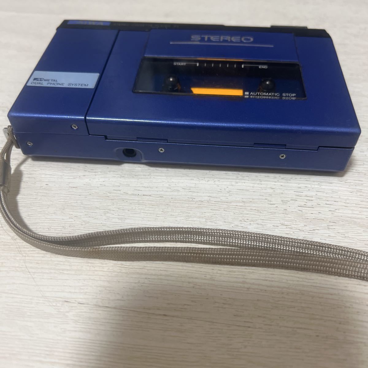 AIWA Yahoo!オークション 「aiwa - HS-P1 ステレオカセットプレーヤー hs」カセットプレーヤー (ポータブル Aiwa カセットプレーヤー HS-RX727 07444レトロオーディオ&frasl;Aiwa&frasl;ステレオカセットプレーヤー&frasl;HS-P1BL CassetteBoy SA596△AIWAアイワ aiwa HS-P15