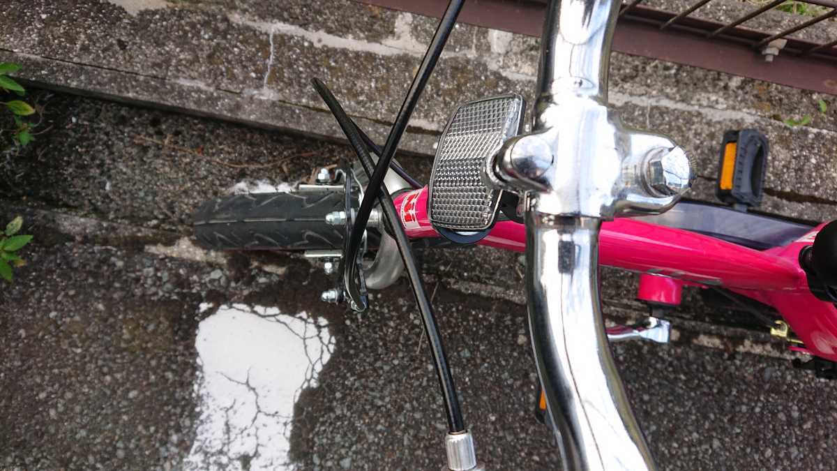 引取限定 美品 へんしんバイク ベランダ保管 ピンク PINK Henshin BIKE 