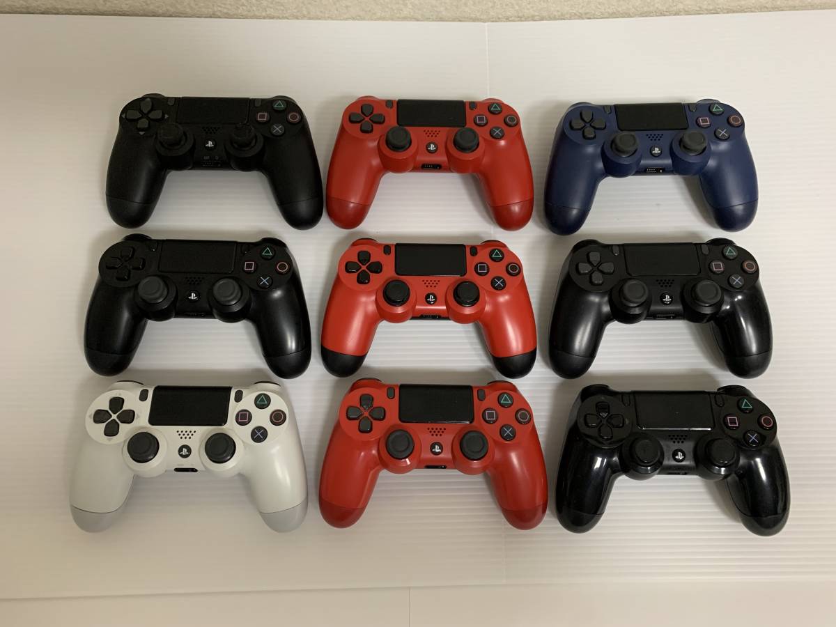 安い，新品 ジャンク 動作未確認 SONYデュアルショック4コントローラー9台まとめ売り 1円スタート PlayStation4用純正品(アクセサリ、周辺機器)｜売買されたオークション情報、yahooの商品情報をアーカイブ アクセサリ、周辺機器
