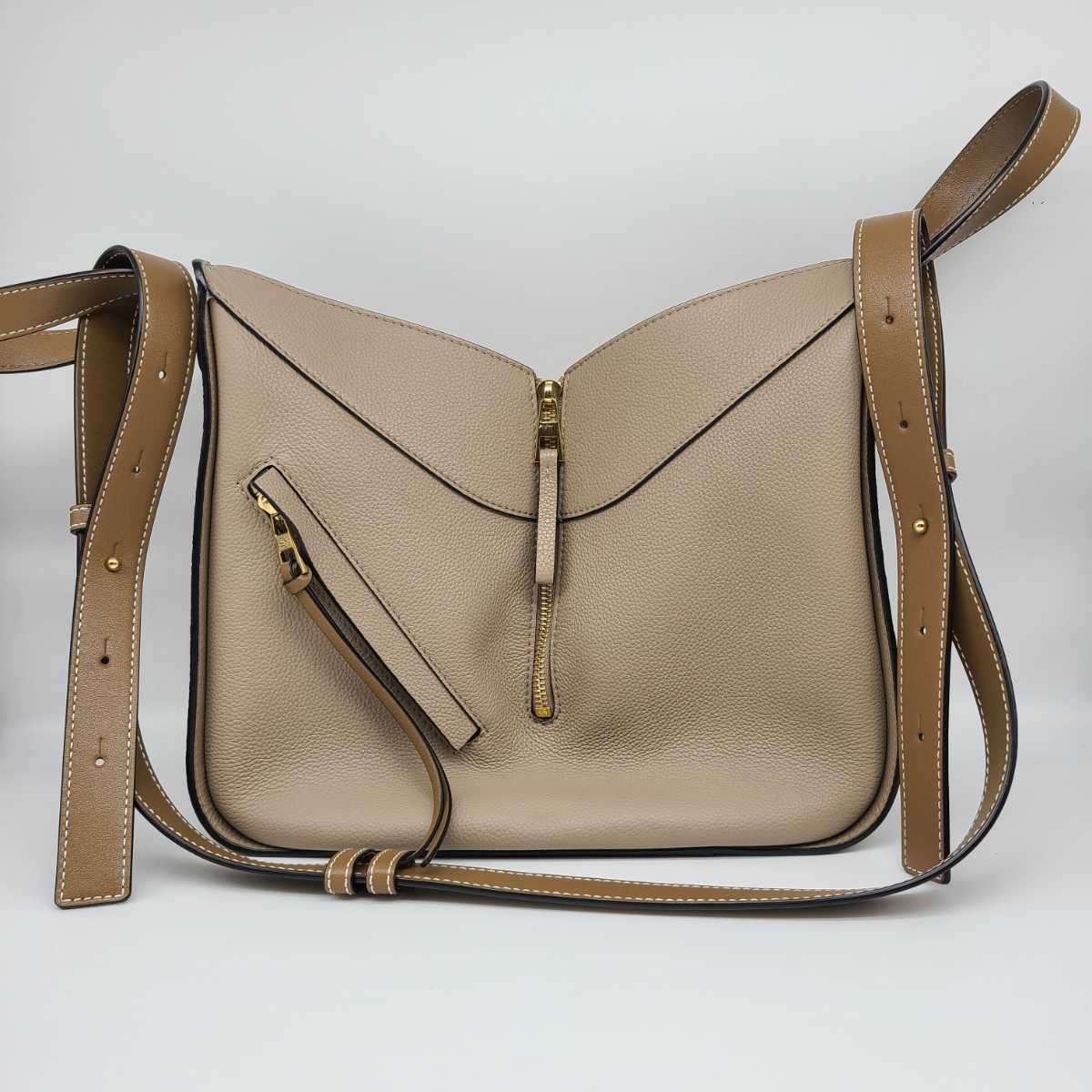 美品】LOEWE ロエベ ハンモック スモール サンド/ミンク ベージュ 