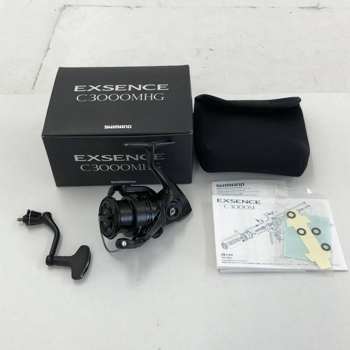 シマノ（SHIMANO）エクスセンス C3000MHG スピニングリール ※箱付き