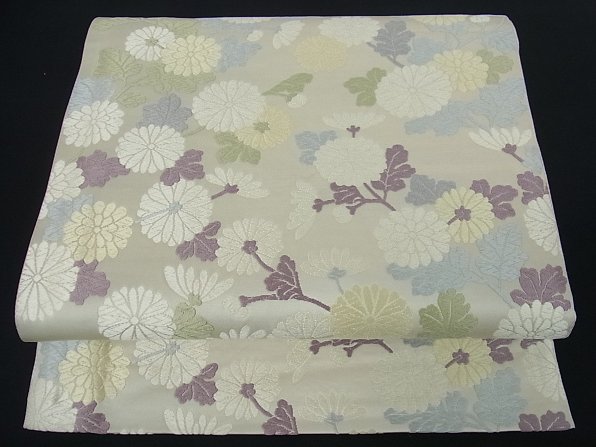 限定セール，定番人気 花美人着物 六通柄袋帯 唐織 菊花文 逸品 fc0710(仕立て上がり)｜売買されたオークション情報、yahooの商品情報をアーカイブ公開 - オークファン 仕立て上がり
