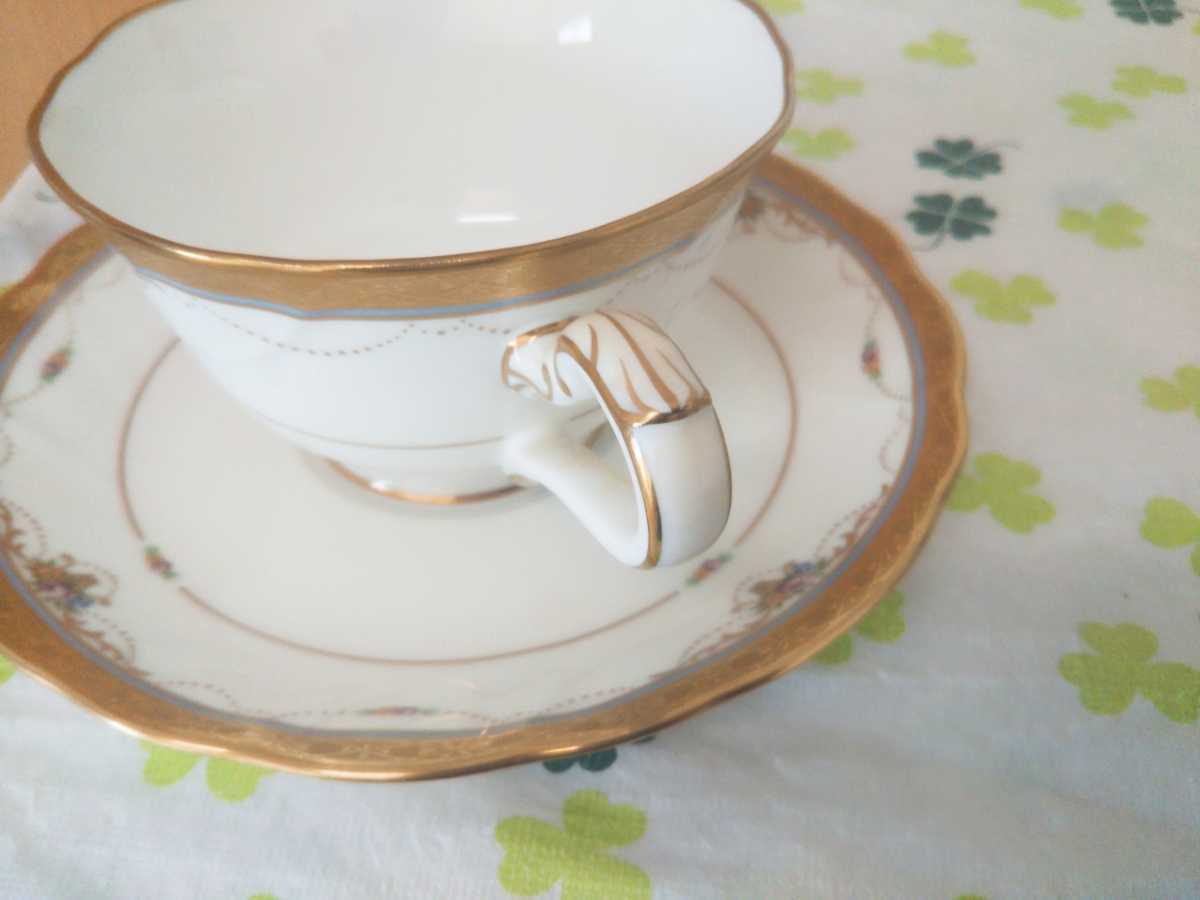 美品 Noritake ノリタケ ダイヤモンドコレクション カップ＆ソーサー 6 