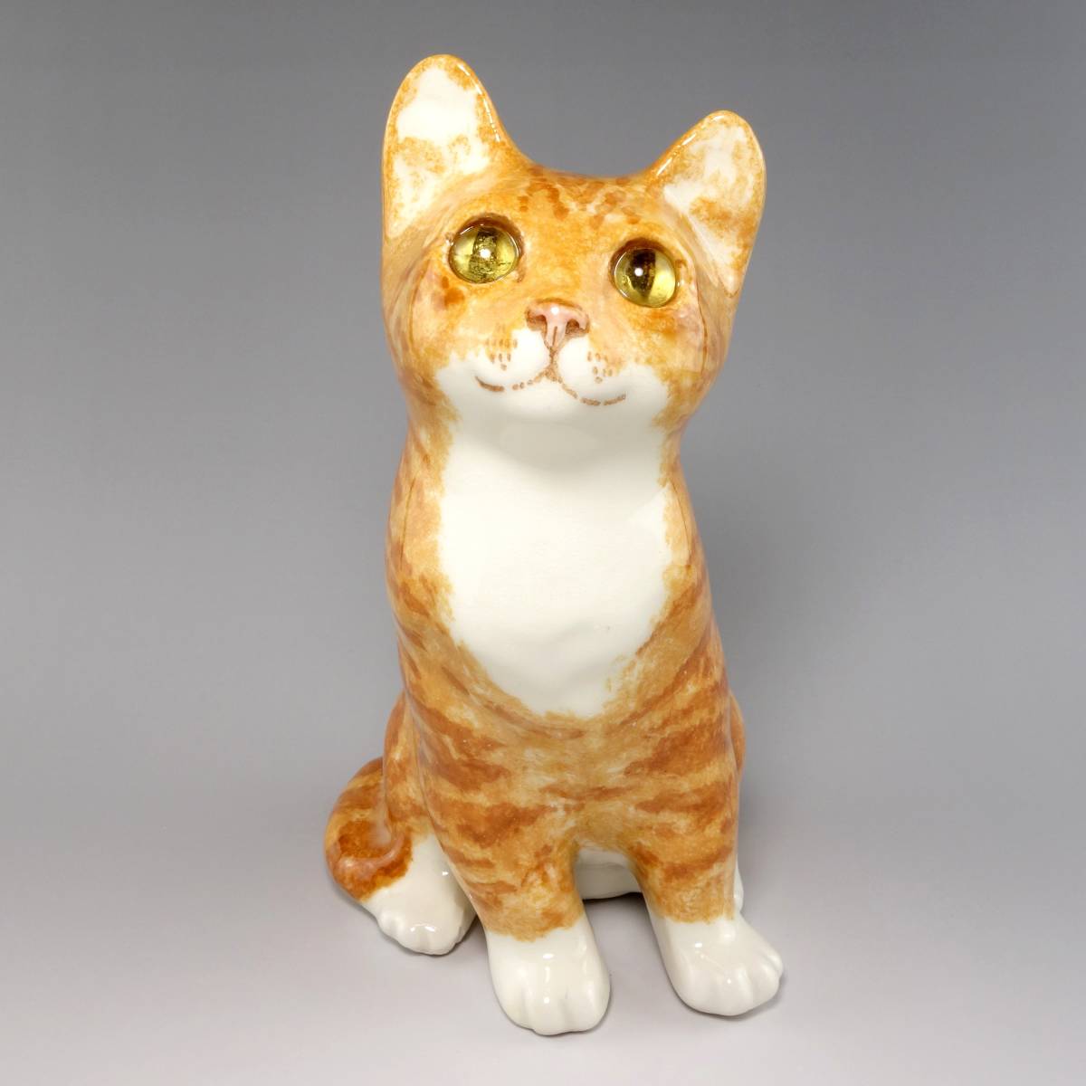 ウィンスタンレイ(winstanley cat) ケンジントンキャット 猫の置物 サイズ３　G392 【Sランク】