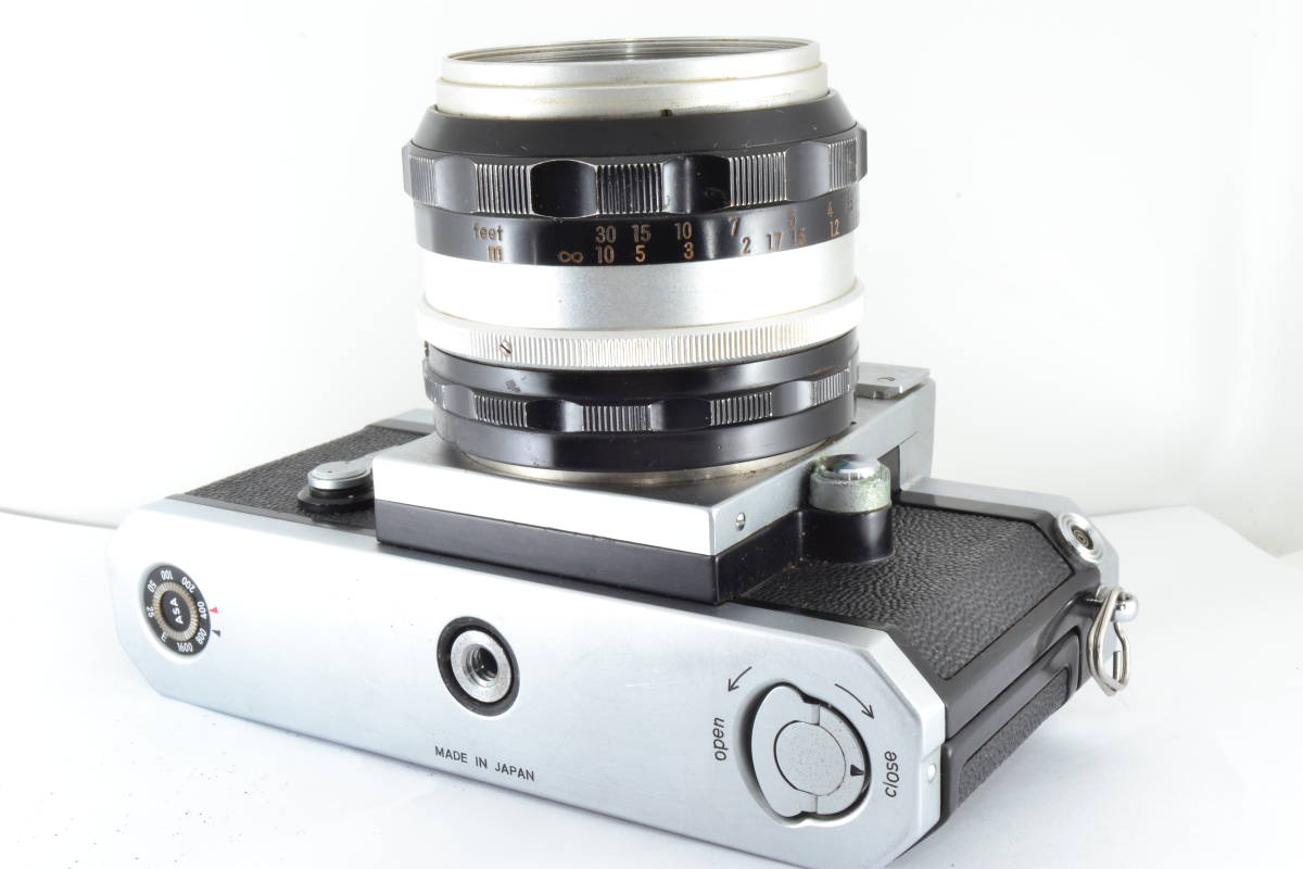 ☆訳あり大特価☆ ニコン Nikon F アイレベル 中期 + NIKKOR-S Auto