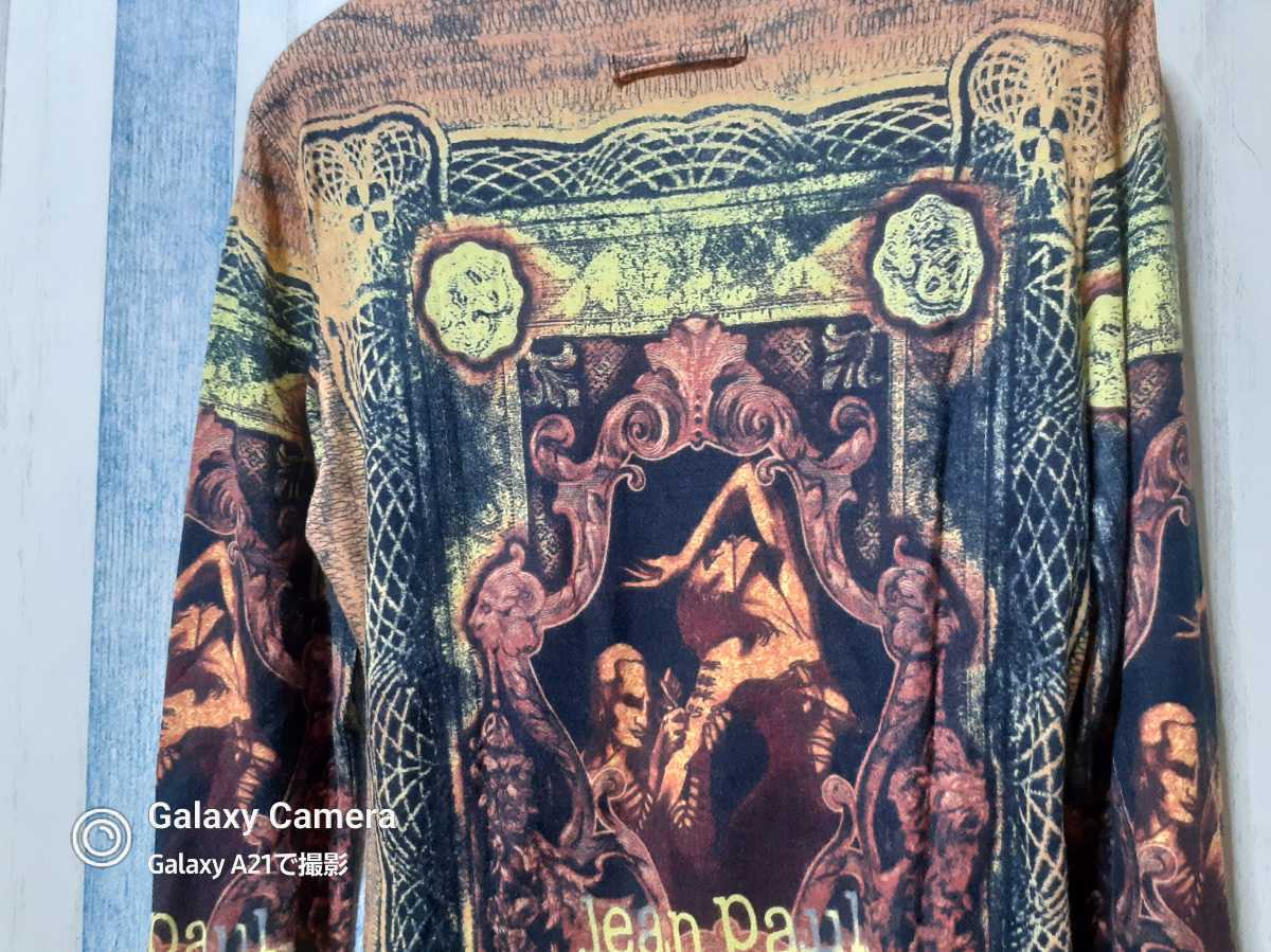 名作/Jean paul gaultier ネオン/刺青/ T-shirt jpg ジャンポール