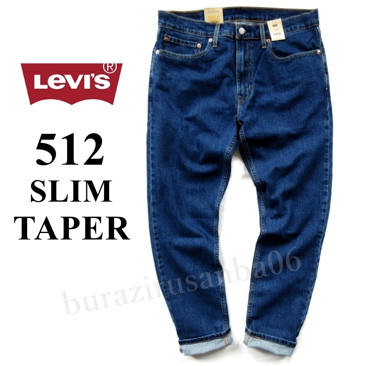  W31 リーバイス Levi's 512 スリム テーパー デニムパンツ ジーンズ メンズ 程よいストレッチ タイト過ぎないフィット感 テーパード(W31)｜売買されたオークション情報、yahooの商品情報をア W31