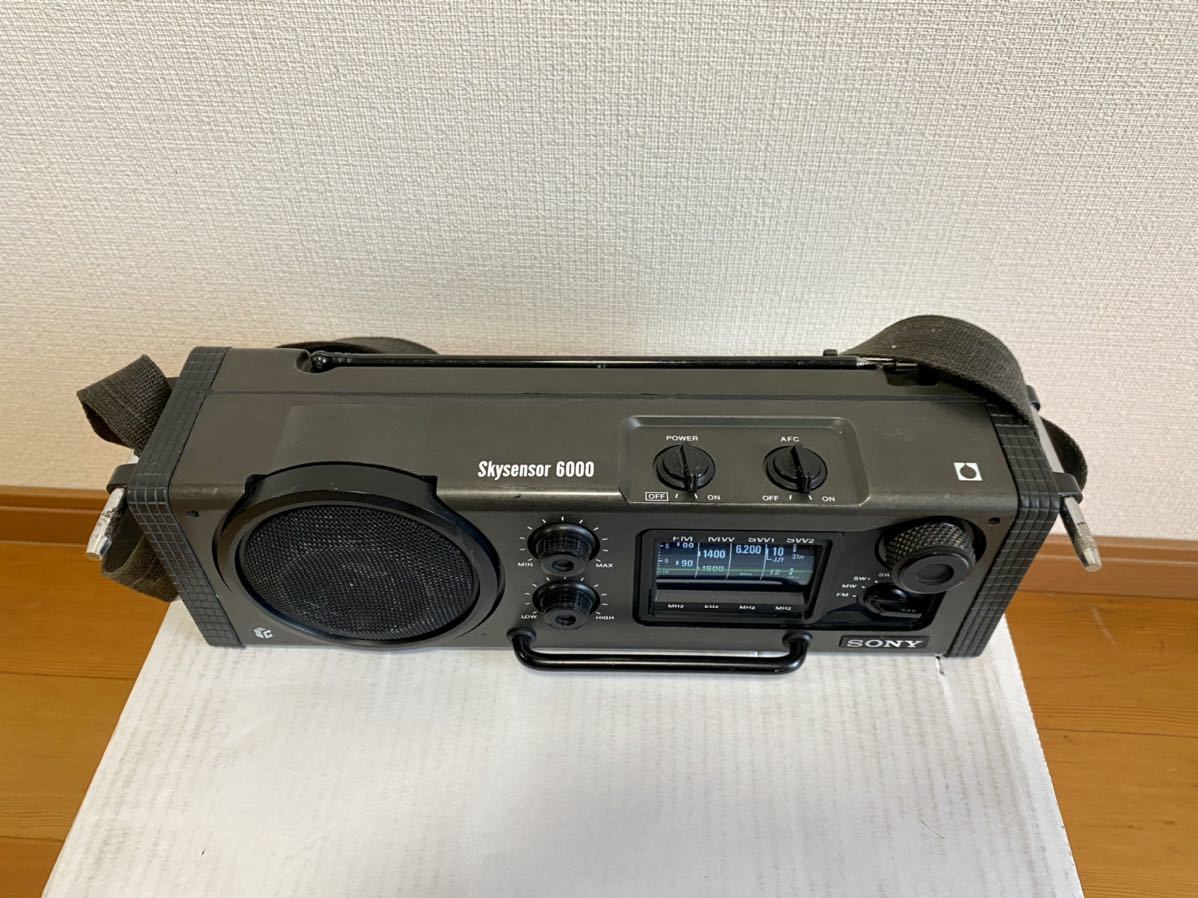 SONY ソニー ICF-6000 中古品 SONY ICF-6000 ソニー FMのみ受信確認済 SONY