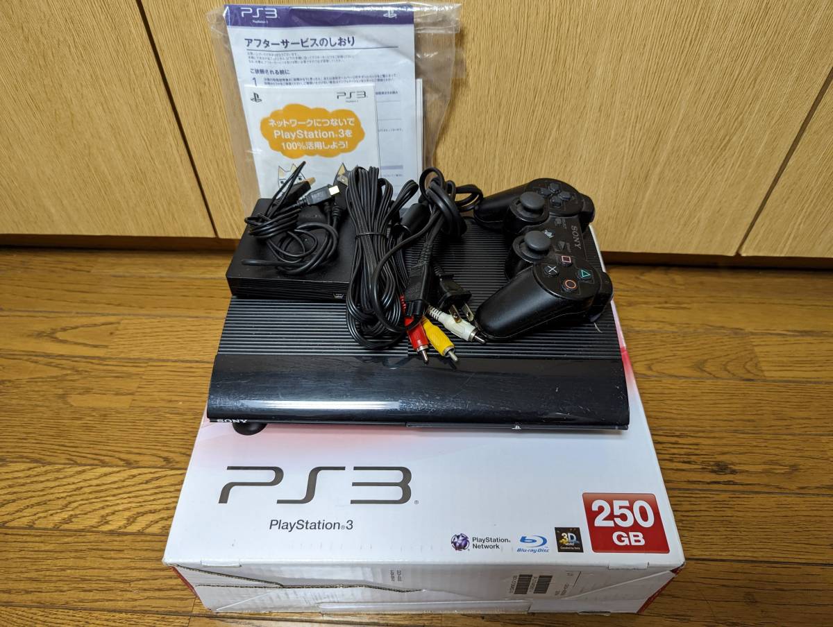 【セール，大人気】 PlayStation3 PS3 プレイステーション3 プレステ3 チャコール ブラック 250GB CECH-4000B 初期化 み(PS3本体)｜売買されたオークション情報、yahooの商品情報をアーカイブ公開 - オークファン PS3本体