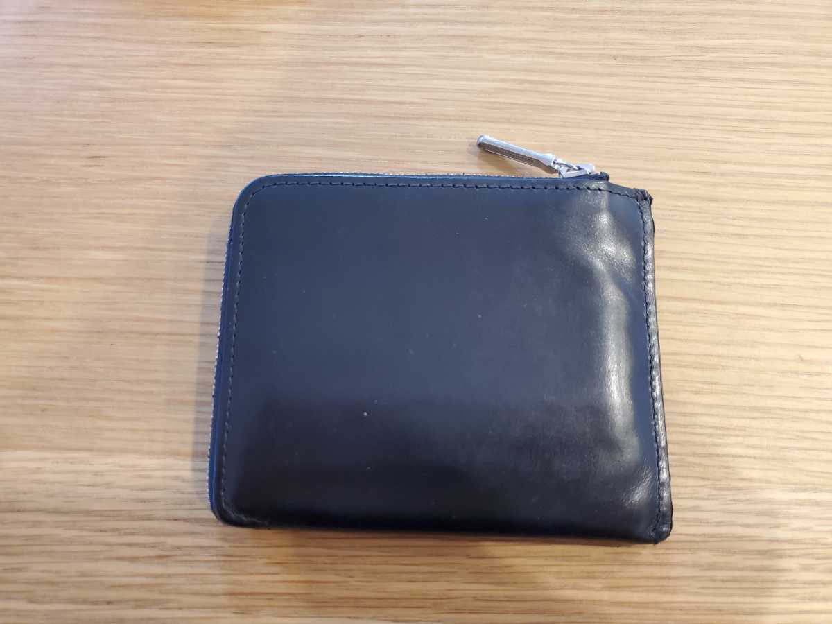 ホワイトハウスコックス Whitehouse Cox S3068 SLIM ZIP WALLET 黒 L字