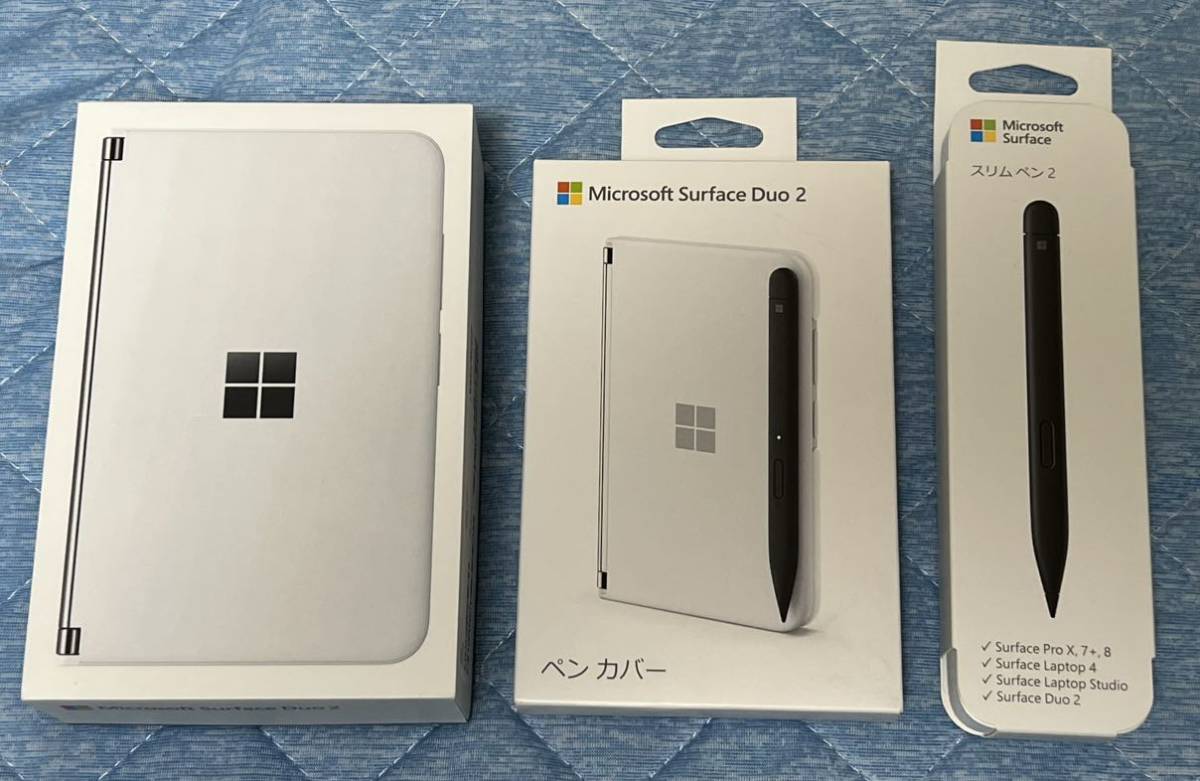 Surface Duo 2 128GB グレイシア スリムペン2 ペンカバー セット SIM 