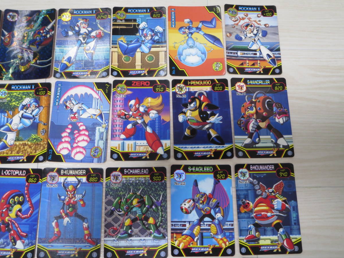 ロ 当時物 ロックマン カードダス セット⑧ ロックマンX キラ 3
