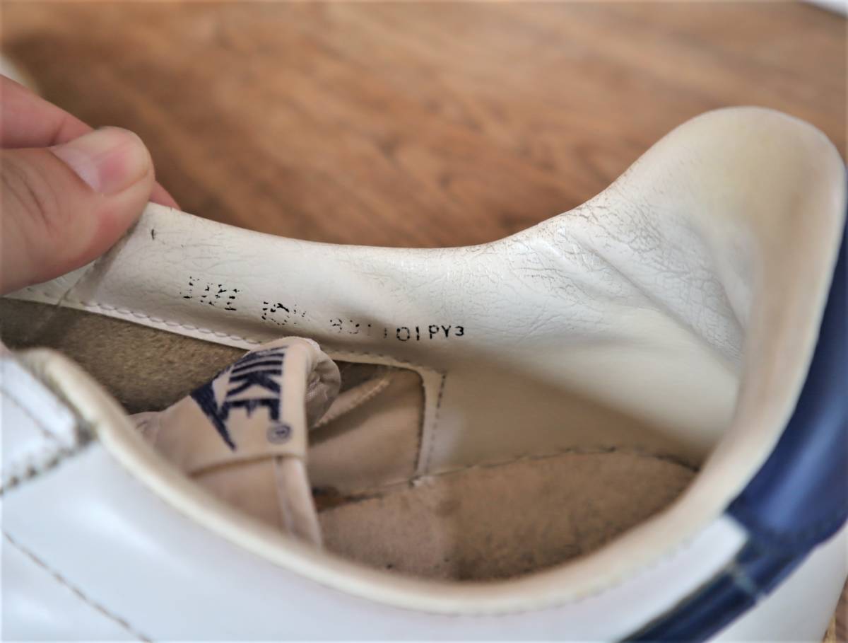 83年韓国製 NIKE ナイキ ビンテージ オリジナル レザーブルイン 