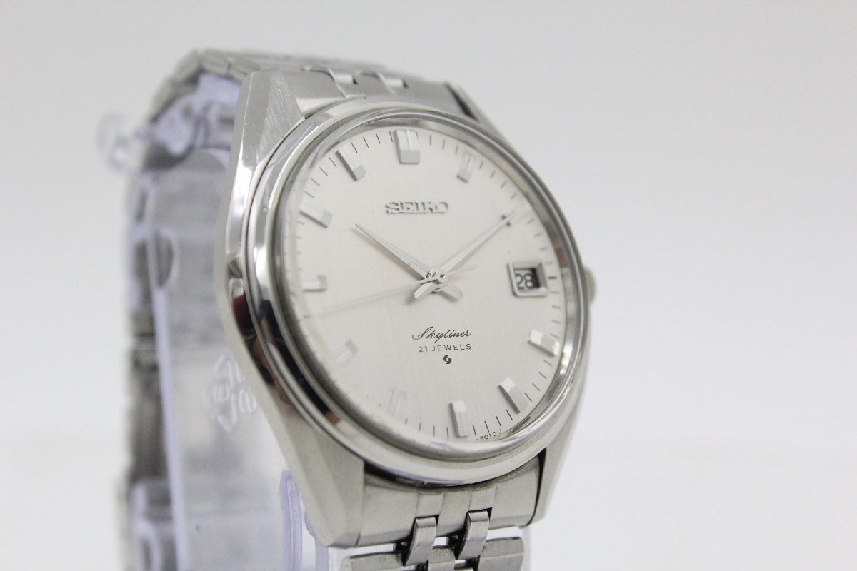 セイコー 6102-8000 スカイライナー 手巻き 21石 SEIKO 腕時計 公式 OH 