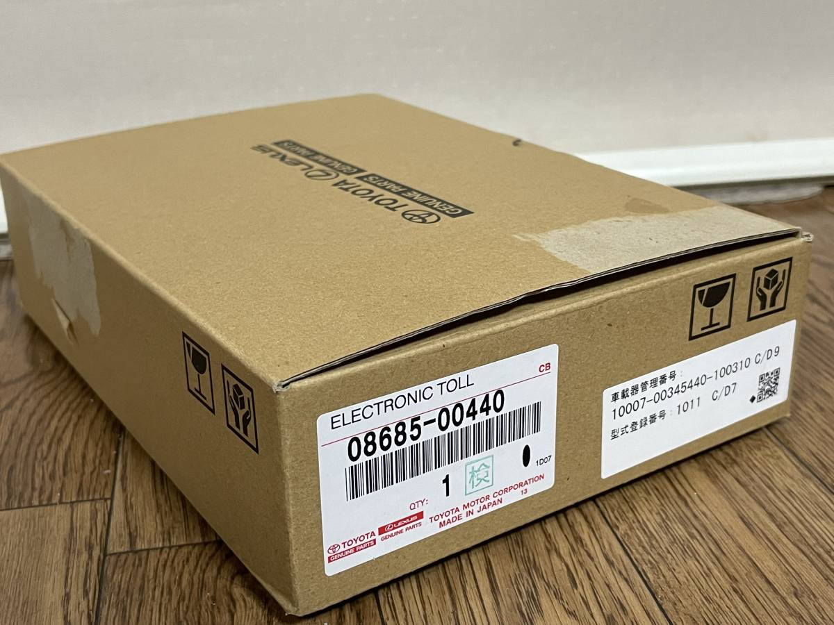 TOYOTA 純正 ETC車載器 12V 未使用 08685-00440 送料520円☆【未使用】
