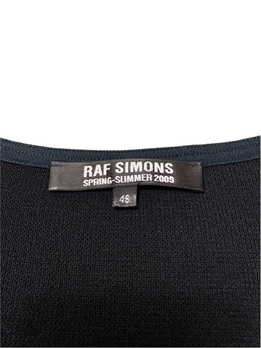 RAF SIMONS ラフシモンズ 2009SS ニットベスト ブラック サイズ46