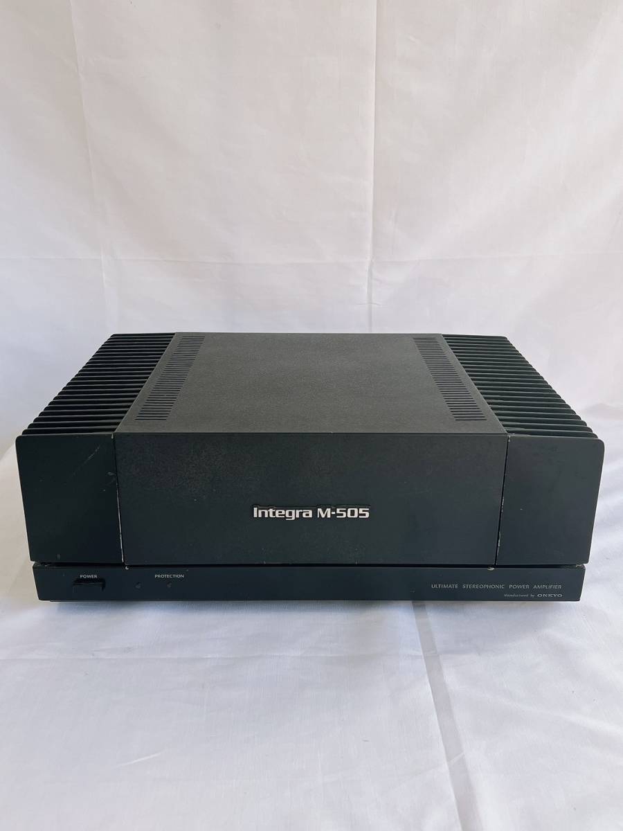 【完動品】ONKYO integra M-505★美品★ M-505 Integra ONKYO パワーアンプ M-505』 ONKYO⁄1978年パワー
