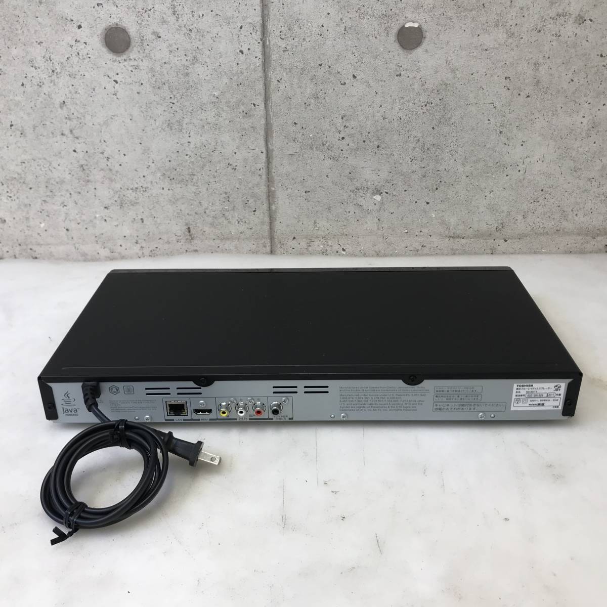【新品，2025】 【送料無料】TOSHIBA 東芝 REGZA レグザ ブルーレイディスクプレイヤー SD-BDT1 I922-3