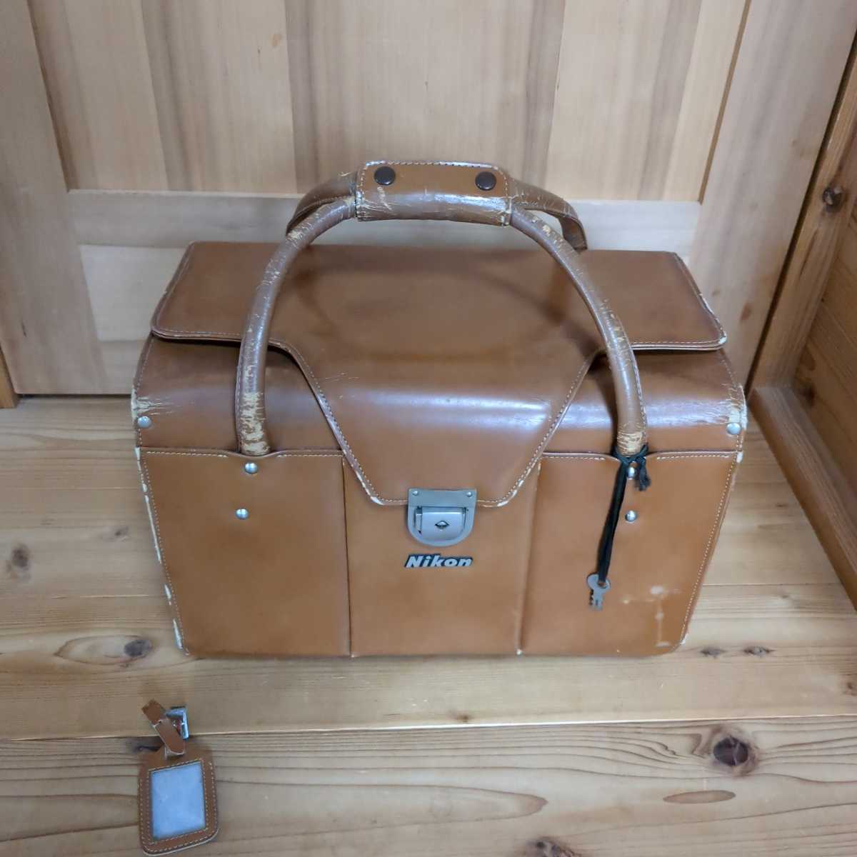 Nikon * レトロ カメラ バッグ ブラウン ニコン Nikon ニコン ガゼット