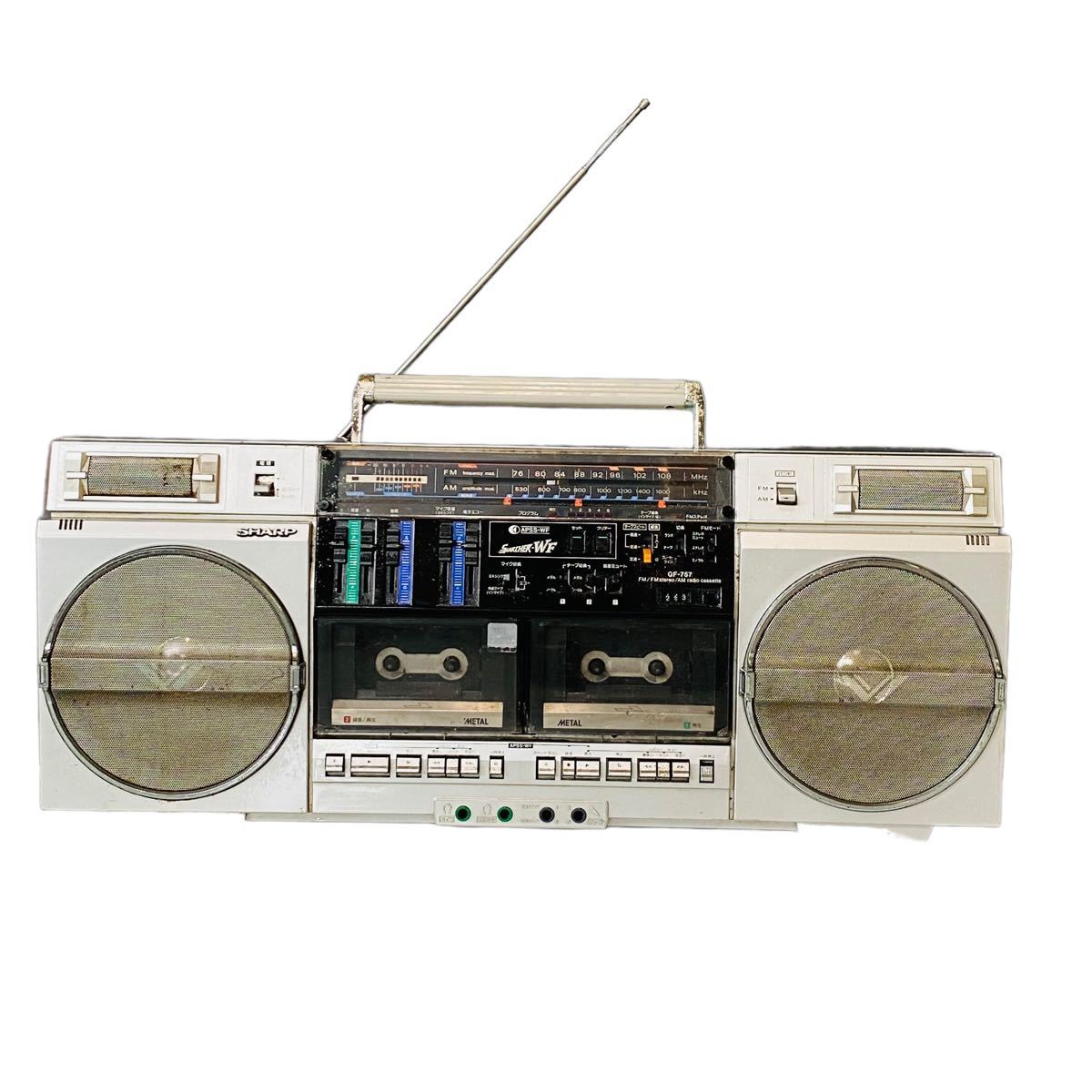 SHARP GF-757 SEARCHER-WF THE Recorder ラジカセ Tape シャープ APSS