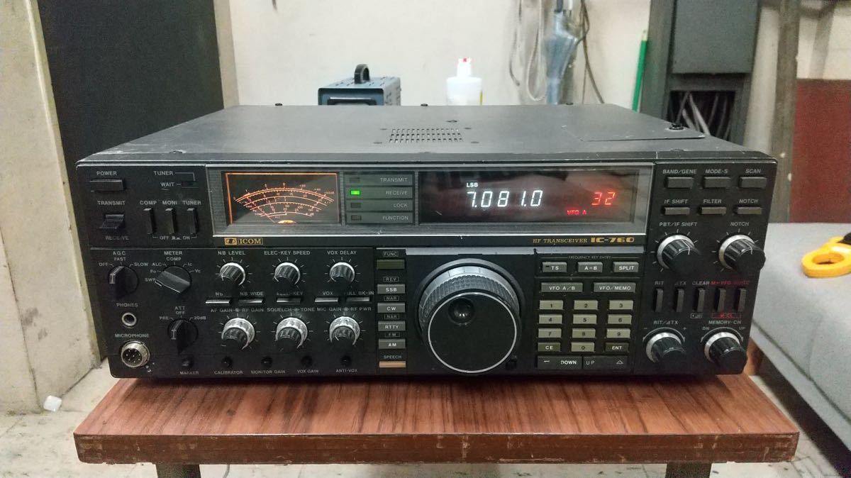 最安値，HOT icom アイコム ic-760 100W 中古 CWフィルター実装
