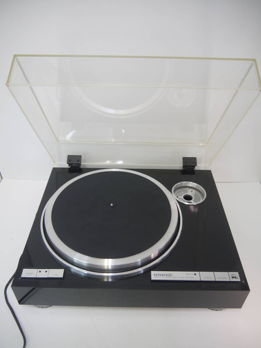 886 KENWOOD ケンウッド KP-1100 ターンテーブル レコードプレーヤー ゴムマット付 アーム欠品 KP-1100 KENWOOD ケンウッド STATION AUDIO コード21-07673