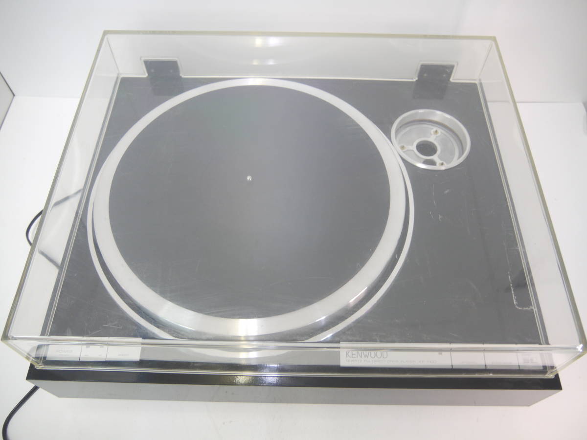 886 KENWOOD ケンウッド KP-1100 ターンテーブル レコードプレーヤー ゴムマット付 アーム欠品 KP-1100 KENWOOD ケンウッド STATION AUDIO コード21-07673