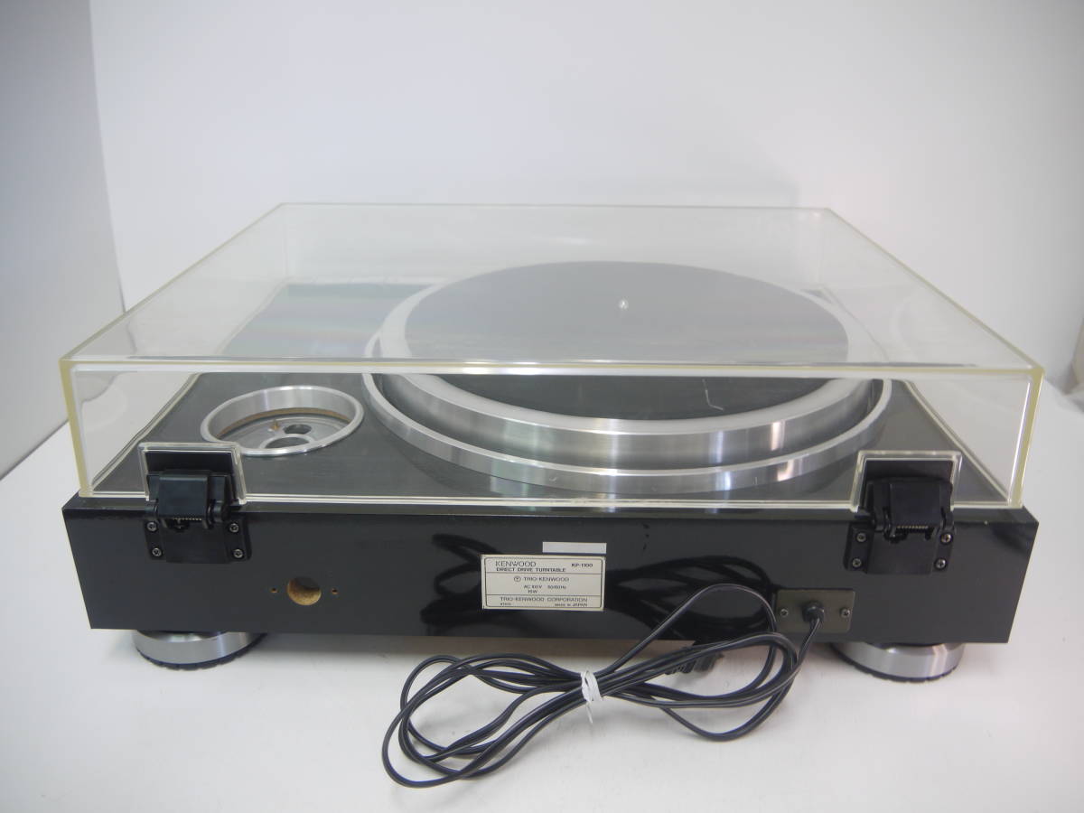 886 KENWOOD ケンウッド KP-1100 ターンテーブル レコードプレーヤー ゴムマット付 アーム欠品 KP-1100 KENWOOD ケンウッド STATION AUDIO コード21-07673