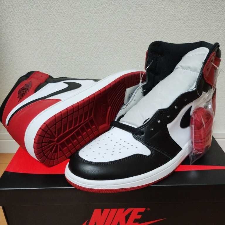 2016年製 AIR JORDAN 1 RETRO HIGH OGエアジョーダン1ハイ つま黒 us11(