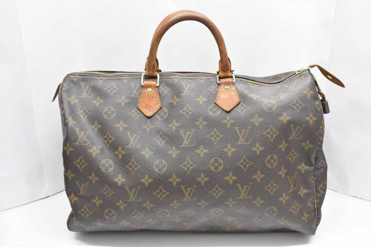 中古 LOUIS VUITTON ルイヴィトン ボストンバッグ トラベルバッグ ヴィトン バッグ M41522 スピーディ 40 モノグラム 1円スタート