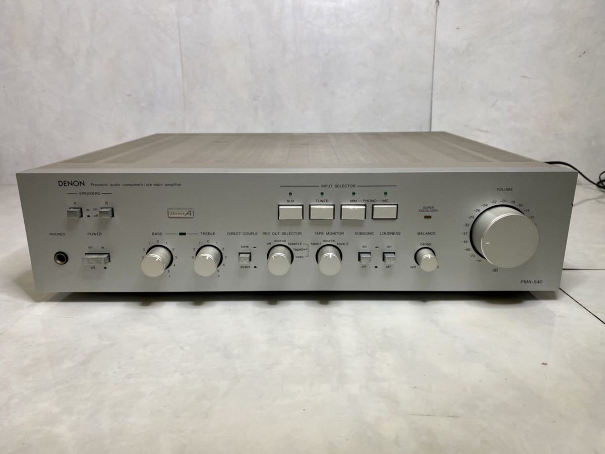 質Banana】DENON/デノン プリメインアンプ PMA-540 スーパー