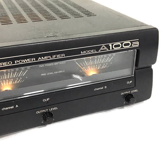 1円 YAMAHA A100a パワーアンプ 通電確認済み オーディオ機器 【公式通販】