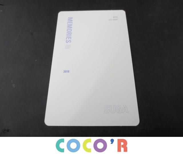 同梱可】中古品 韓流 防弾少年団 BTS MEMORIES 2018 DVD封入 トレカ
