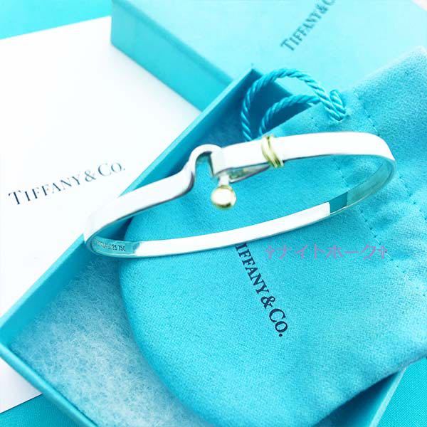 ☆Tiffany＆Co. カフス 925 750 1992 シグネチャークロス