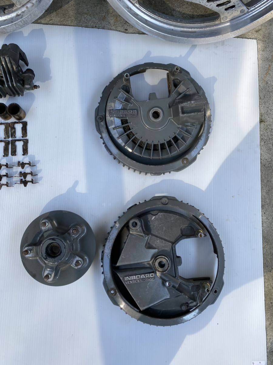 100円スタート！CBX400F 製造番号一致 純正ホイール前後セット ※検