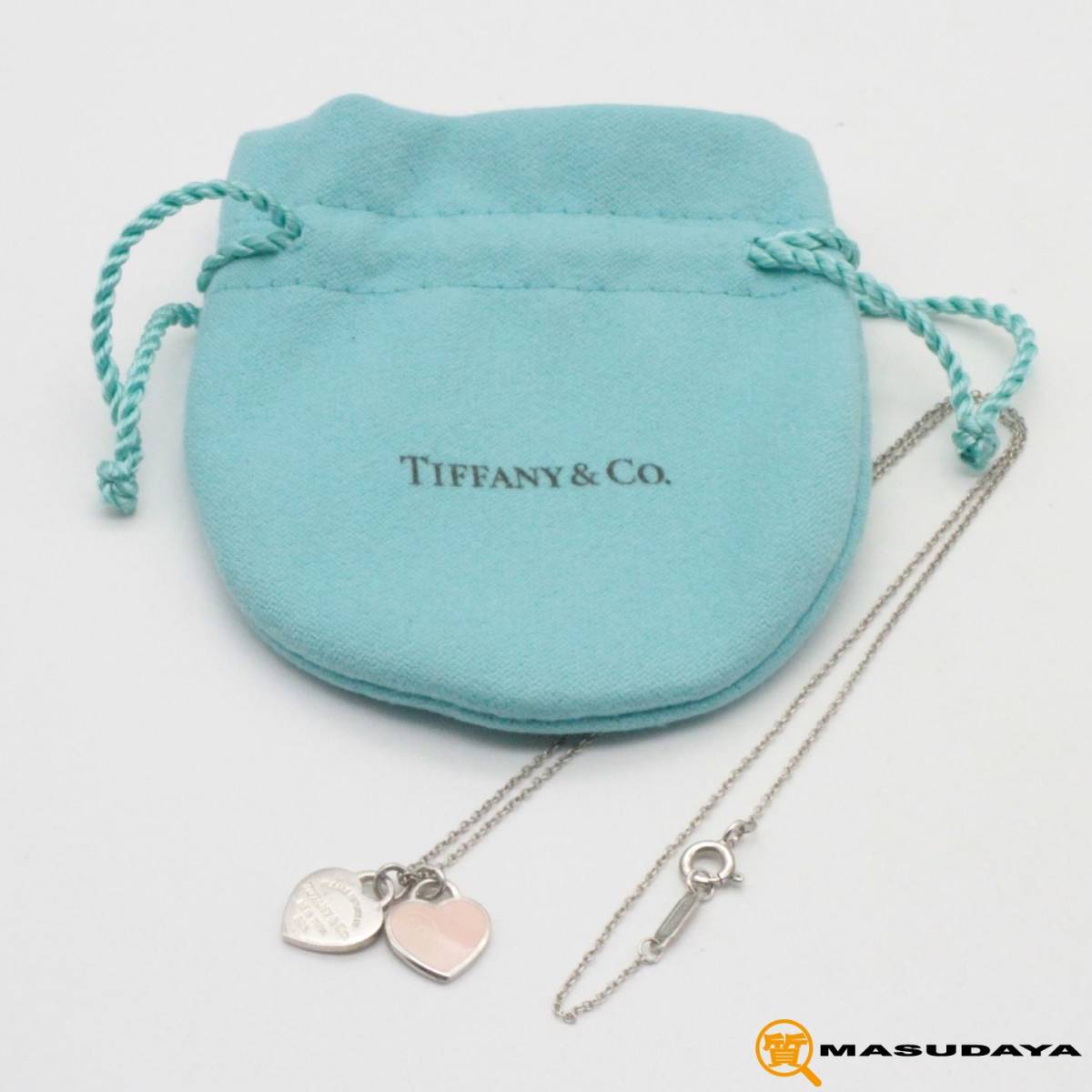 ◇◇Tiffany & Co. ティファニー ダブル ハート ミニ タグ ペンダント