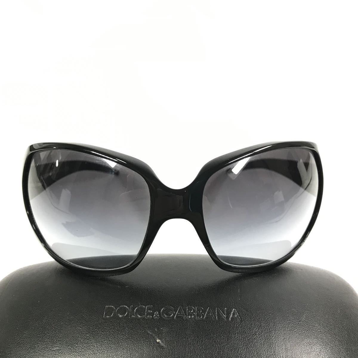 D&G サングラス 8018 ブラック グレー メンズ 美品 ドルガバ ドルチェ&ガッバーナ】本物 DOLCE&GABBANA サングラス D&G金具 DD8018
