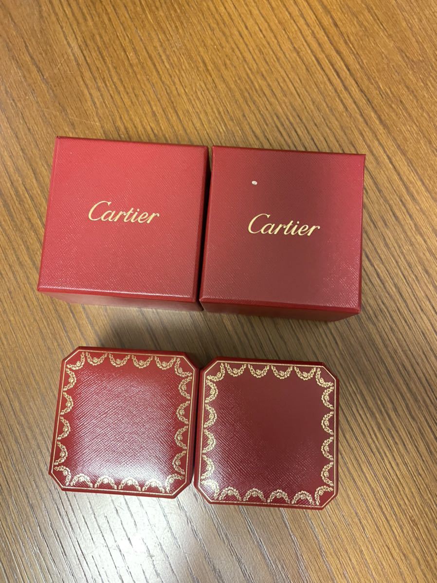 7点Cartier カルティエリングケース空箱アクセサリーケース カルティエ リングケース Cartier 空箱 ジュエリーボックス 箱