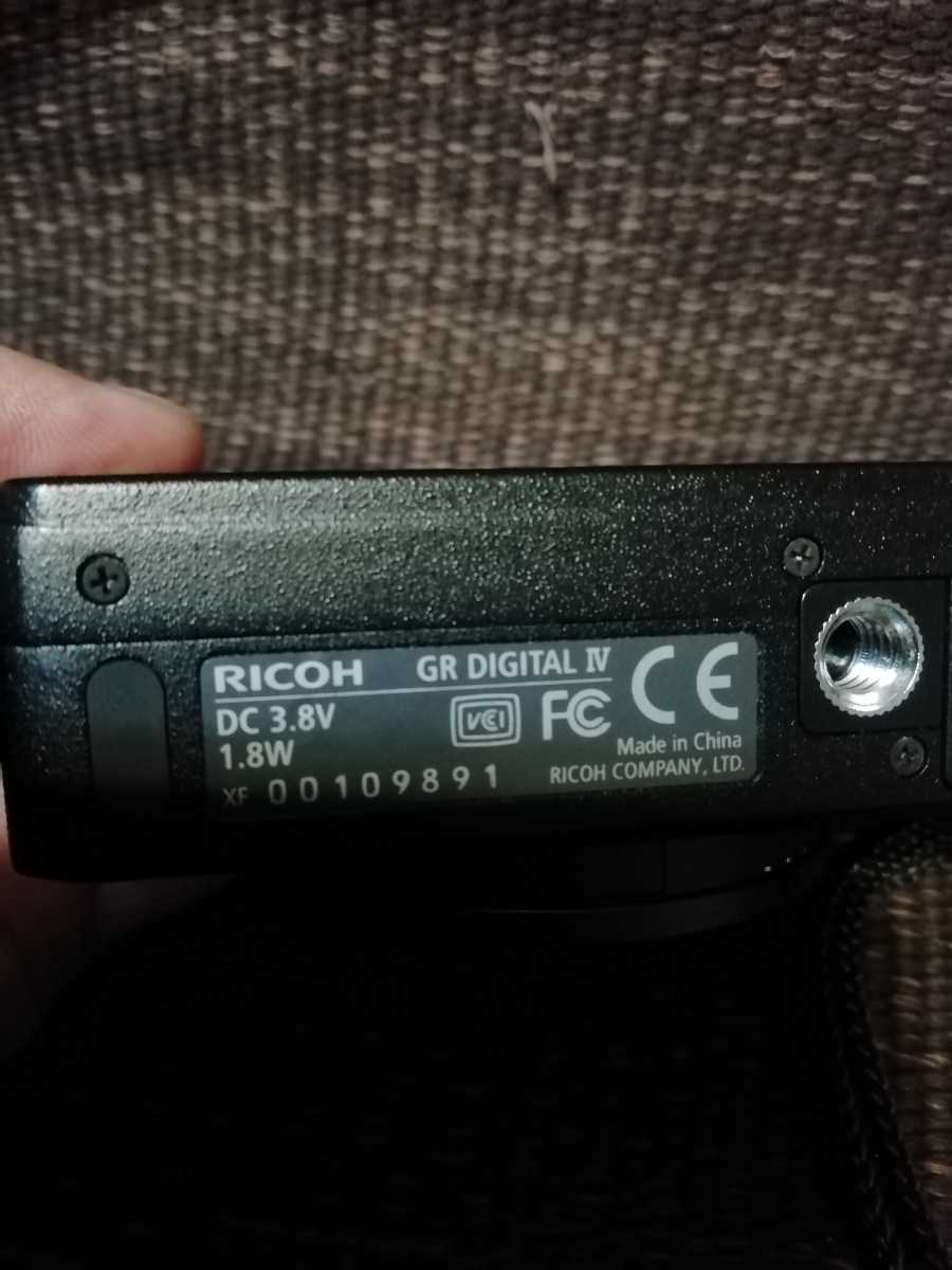 リコー GR DIGITAL IV コンパクトデジカメ デジタルカメラ GR DIGITAL