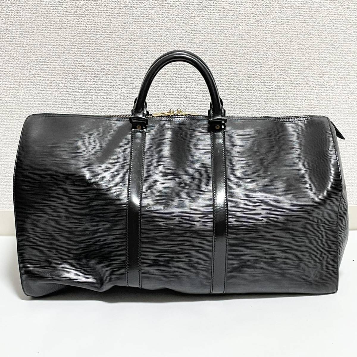 エピ ルイヴィトン LOUIS VUITTON ボストンバッグ キャメル キーポル60 