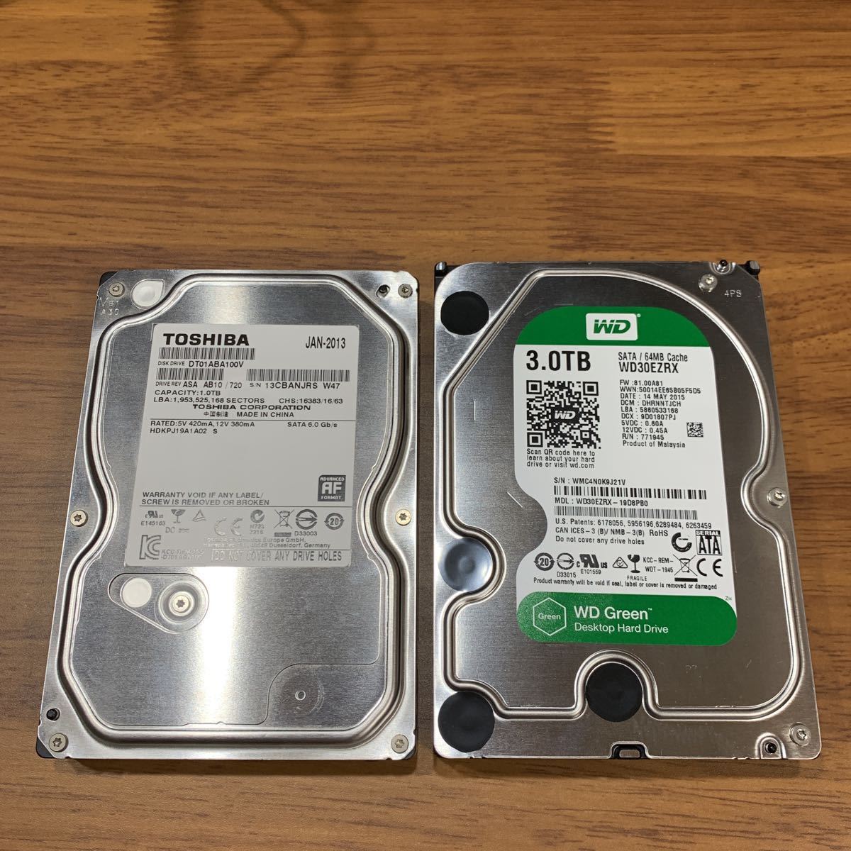 3.5インチ HDD 1TB 2台セット まとめ売り 3.5インチ HDD 1TB 6台 2TB