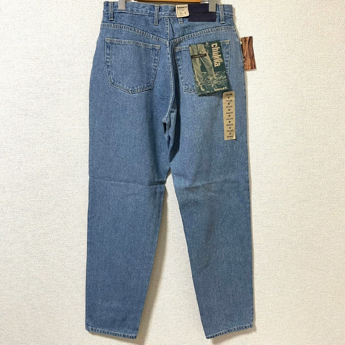 w^)b 新品 ティンバーランド USA製 80s 90s LOOSEFIT Chakka デニム 
