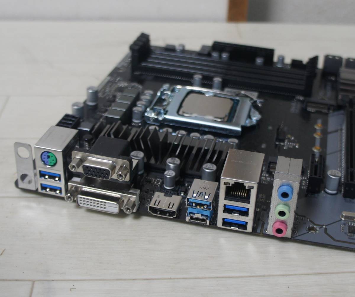 マザーボード ASRock Z370 Pro4 Core i7-8700K 3.70GHz 16GB DDR4 動作 
