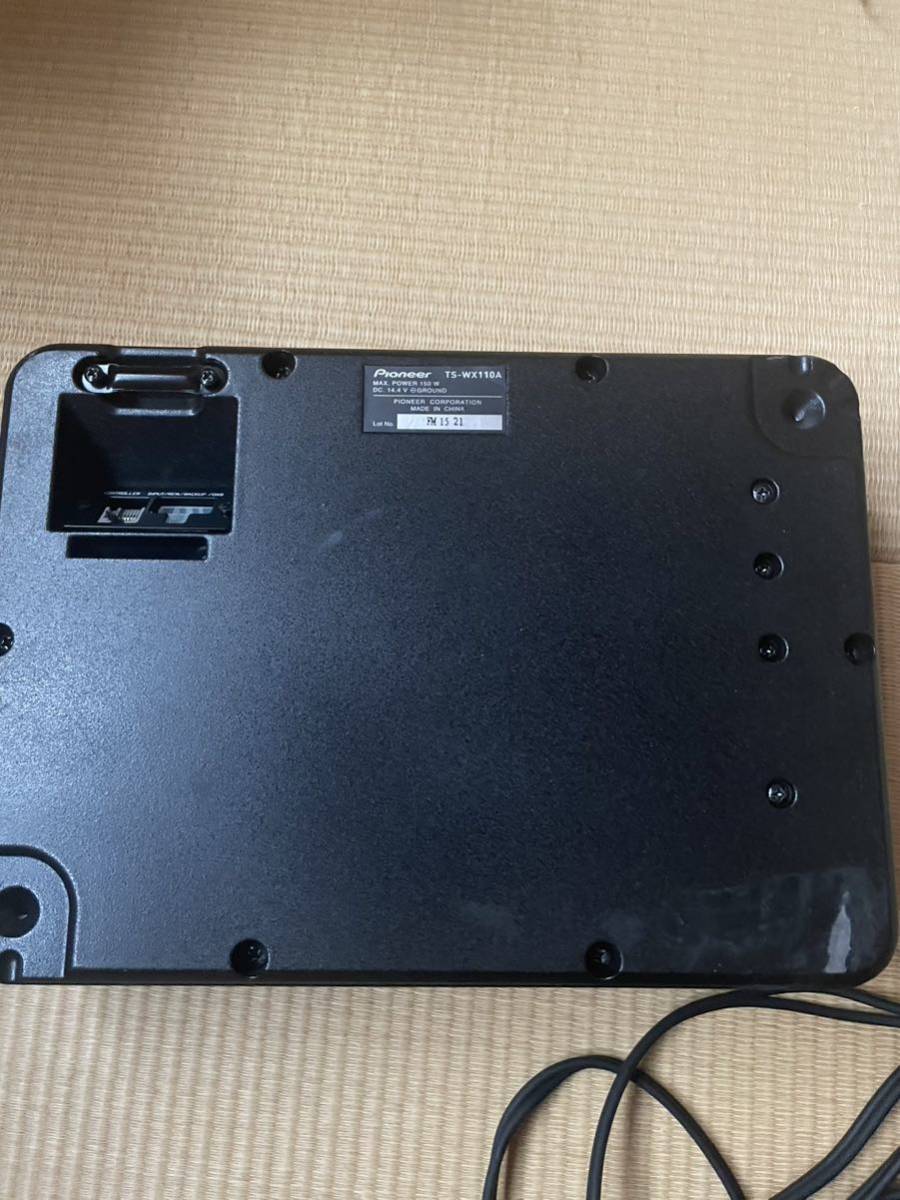パイオニア carrozzeria パワードサブウーファー TS-WX110A TS-WX110A