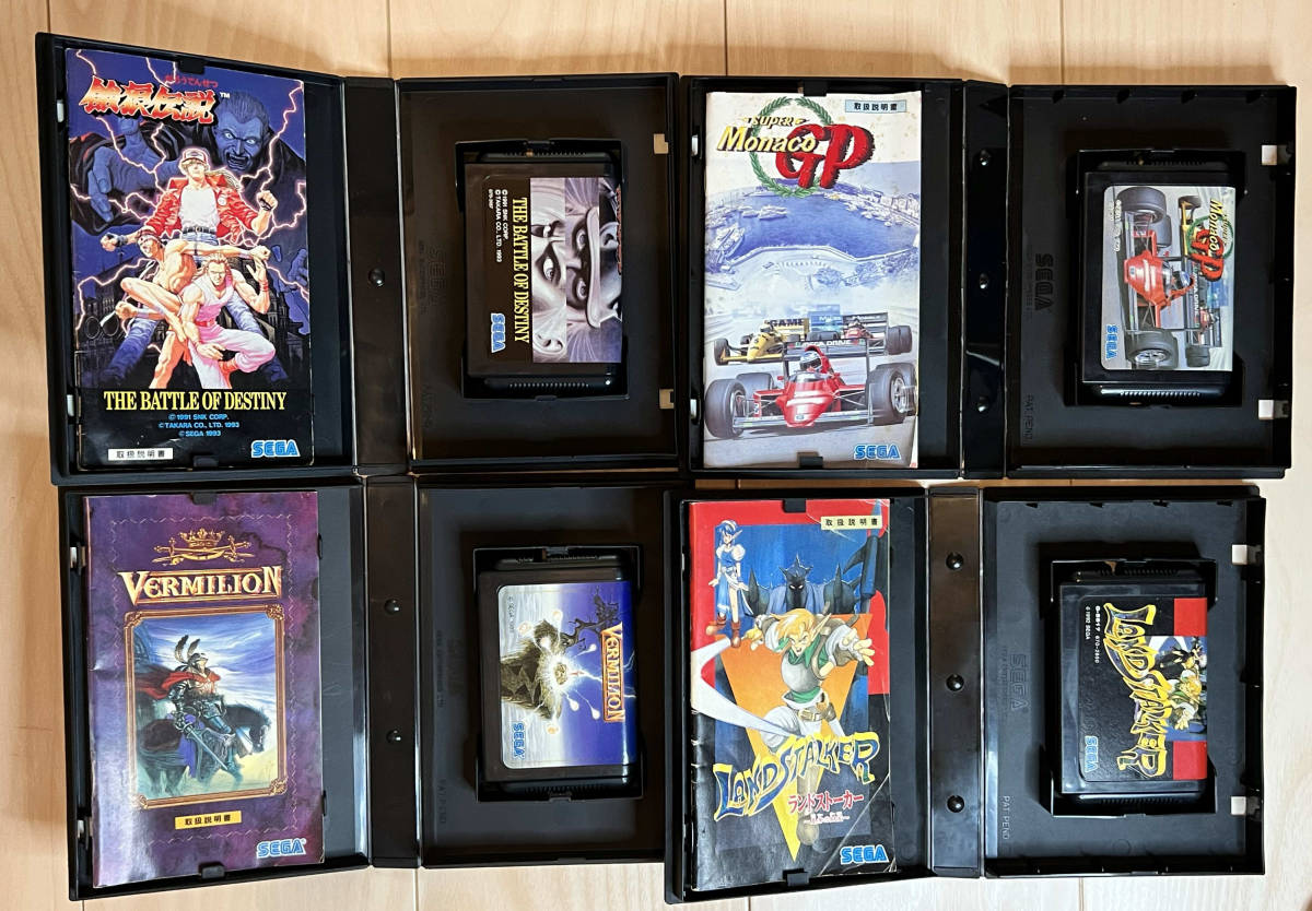 SEGA セガ MD メガドライブ2 本体とソフトセット 餓狼伝説 モナコGP
