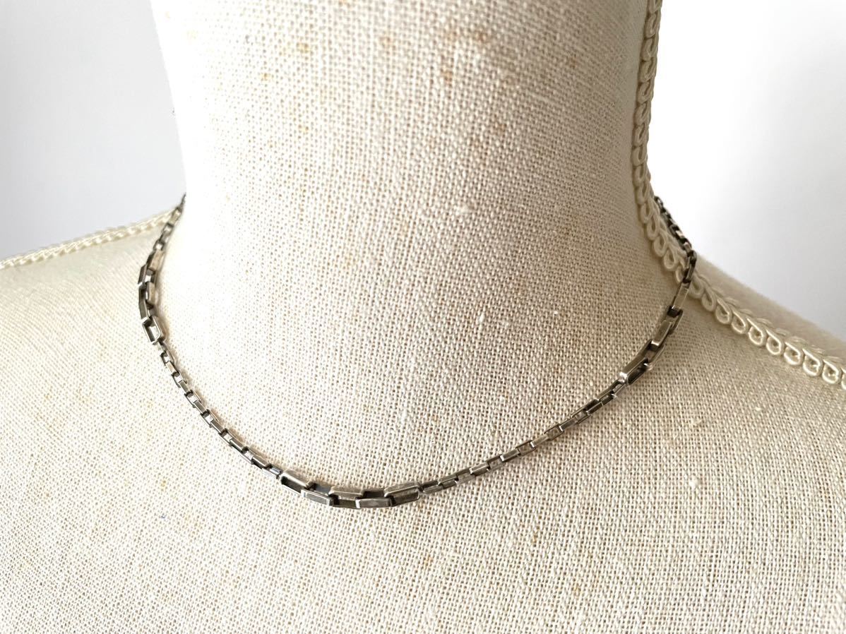 GUCCI Chain Necklace グッチ チェーンネックレス ベネチアン シルバー