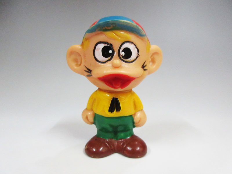 ☆A428 希少 当時物 【怪物くん】 ソフビ 高さ(約)7cm 少年画報社 1968