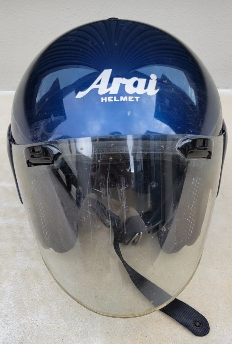 現状品 アライ Arai SZa Adsis-Z ジェットヘルメット 59-60cm ジャンク