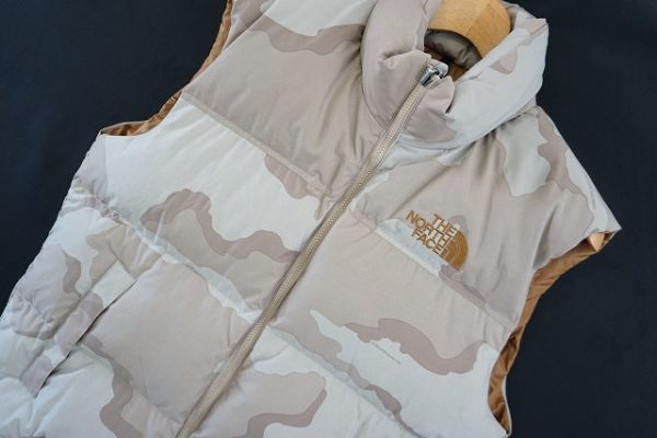 THE NORTH FACE ノースフェイス メンズ ダウンベスト 迷彩柄 カモフラ