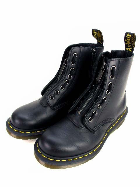 Pascal Front ドクターマーチン DR.MARTENS PASCAL FRONT ZIP 8ホール ブーツ 1460 パスカル フロント ジップ レースアップ ...